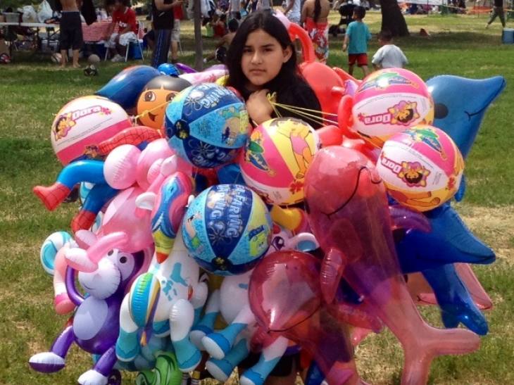 Balloon Girl • Foster Beach, Chicago • 6.23.12